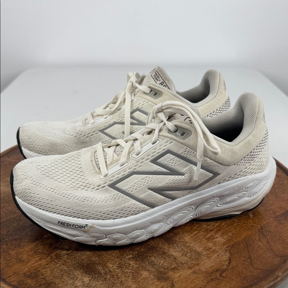 New Balance Shoes Wm 9 Mens 7.5 Fresh Foam X 860 White Silver Running Sneakers